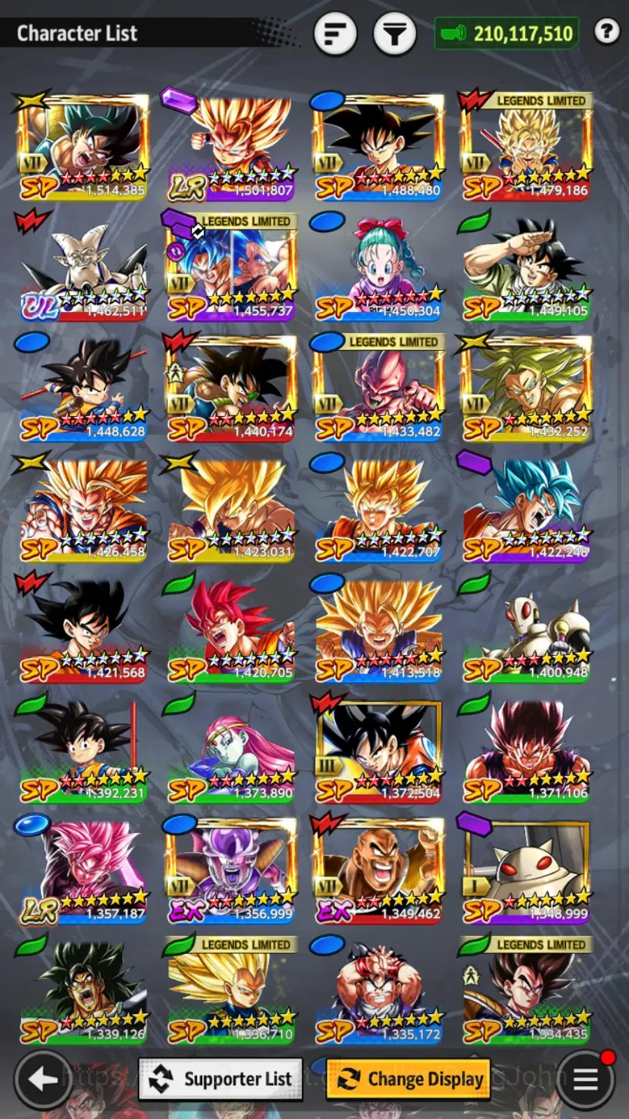Dragon Ball Legends Accounts Android | Lvl 189|210M Total Power|977 CC|4 LR|10  image 13