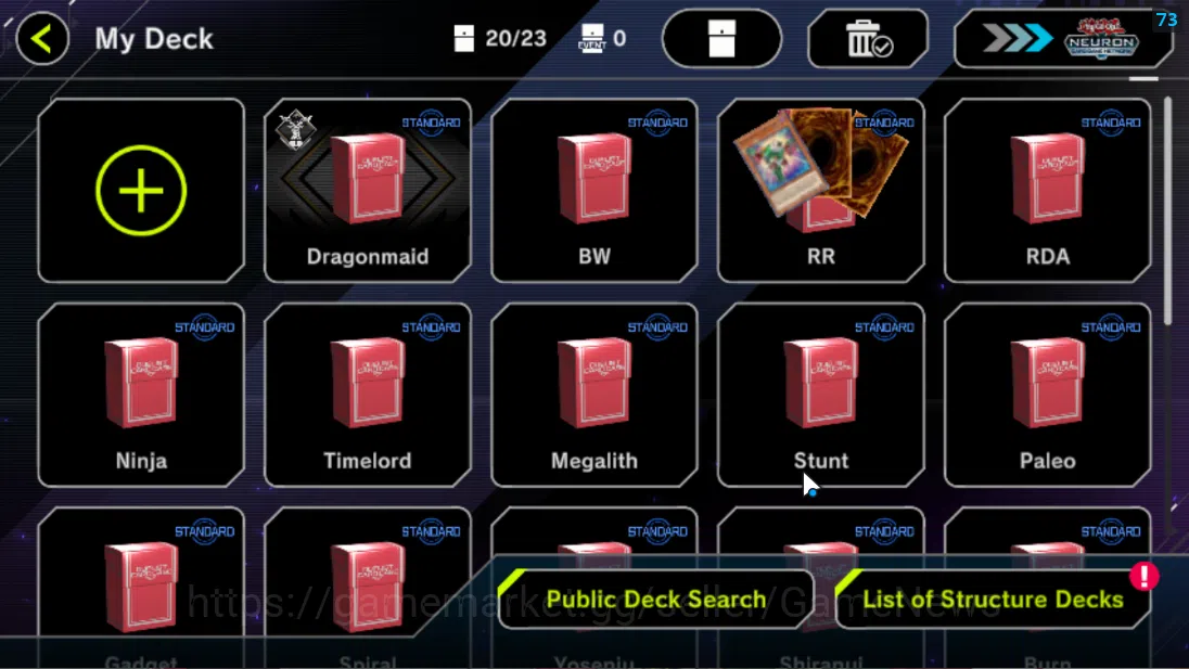 Yu-Gi-Oh! Master Duel Accounts Lv 18|20 Deck|VSK9,Yummys,Dracotail,KEWL,Time Lord image 1