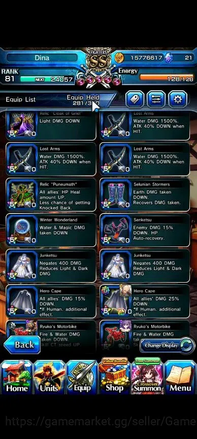 Grand Summoners Accounts Global|Rank 81|20 Ascend+4 TW|[Roy,Saitama,Kamijo, image 13