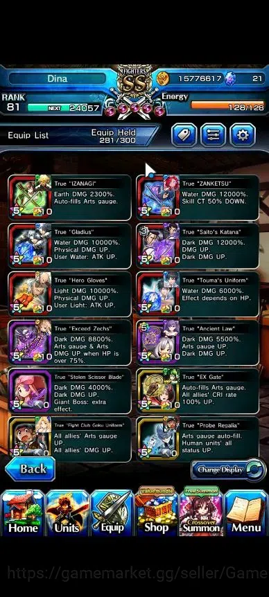 Grand Summoners Accounts Global|Rank 81|20 Ascend+4 TW|[Roy,Saitama,Kamijo, image 5