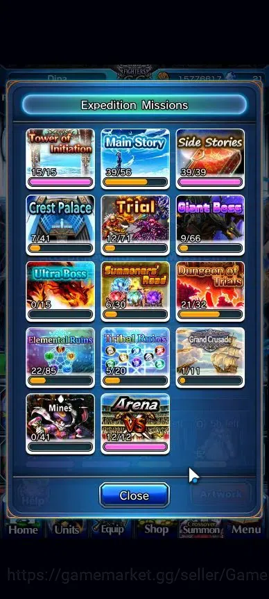 Grand Summoners Accounts Global|Rank 81|20 Ascend+4 TW|[Roy,Saitama,Kamijo, image 6