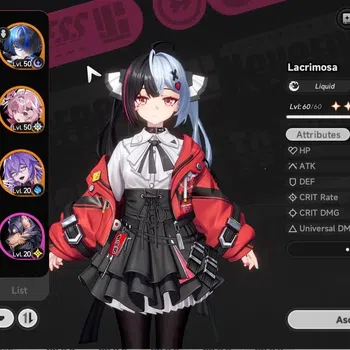 Neverness to Everness Accounts GLOBAL SEA|HL 42|TL 23|9 S-Class 3 Limited [HotoriA1+Outfit,Nanally,Lacrimosa],Jiuyuan,Etc|6