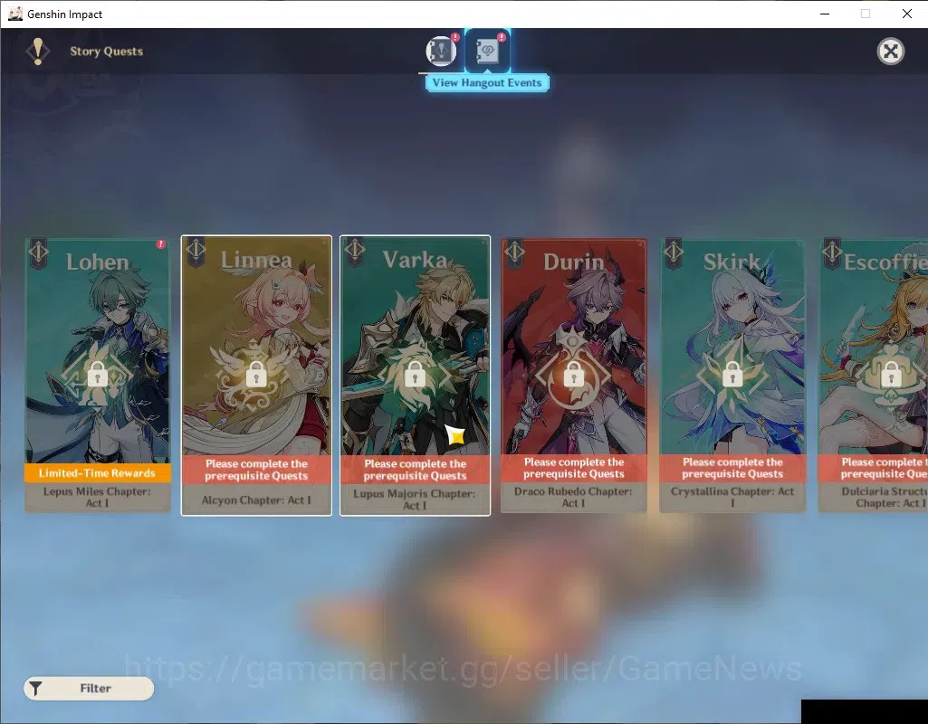 Genshin Impact Accounts Asia | Starter with Mavuika| AR 29| 1 Limited| Mc  image 15