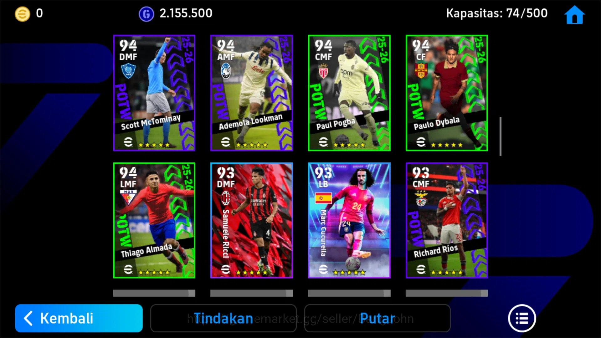 eFootball Accounts Power 3124 | Wayne Rooney Epic DB | Marco Reus Epi image 7
