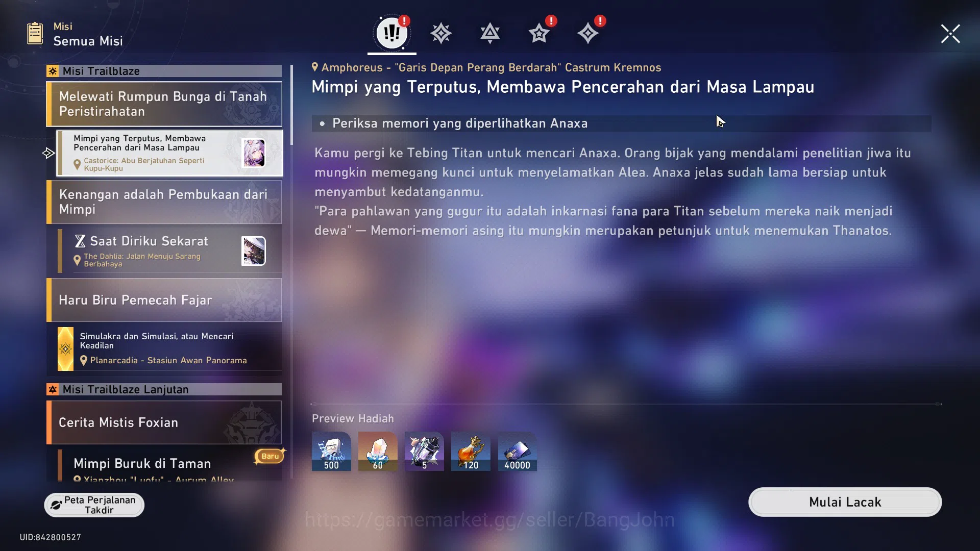 Honkai Star Rail Accounts ASIA | TL 61 | Silver Wolf L80, Sparkle L80, Huohu image 11