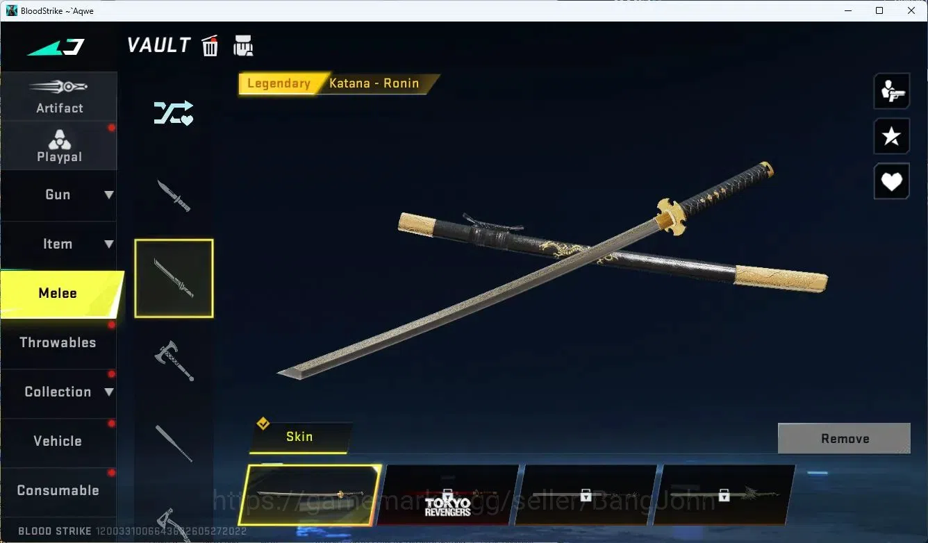 Blood Strike Accounts ASIA | MCX EVA-00 | 1 L Melee | 5 L Guns | L ETHAN image 10