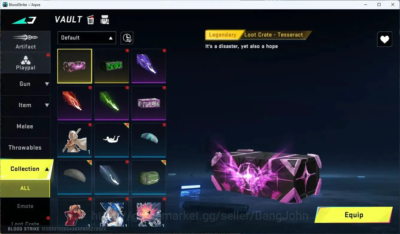 Blood Strike Accounts ASIA | MCX EVA-00 | 1 L Melee | 5 L Guns | L ETHAN image 11