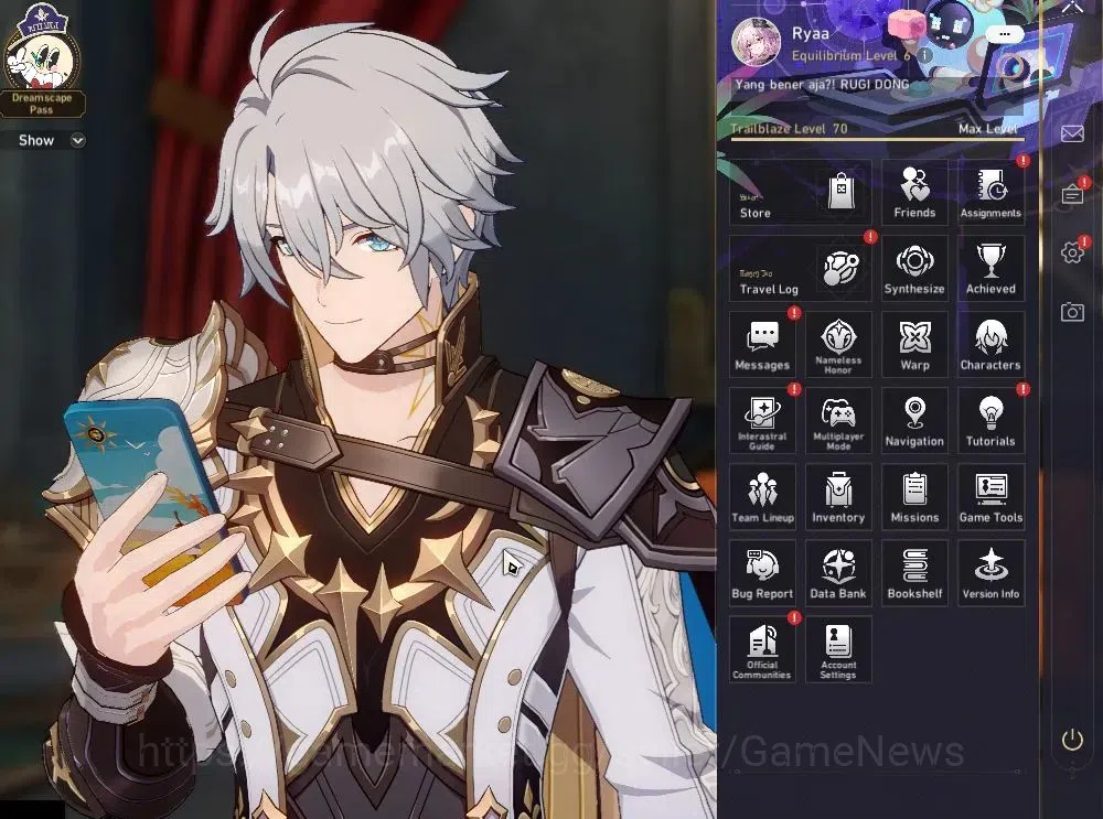 Honkai Star Rail Accounts Asia|Free GI|TL 70|Casto+Phainon PremTeam|17 Limit image 1