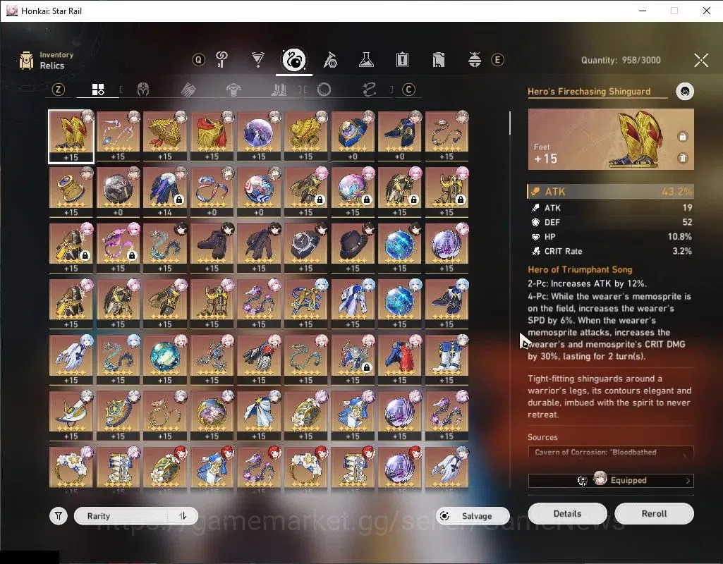 Honkai Star Rail Accounts Asia|Free GI|TL 70|Casto+Phainon PremTeam|17 Limit image 10