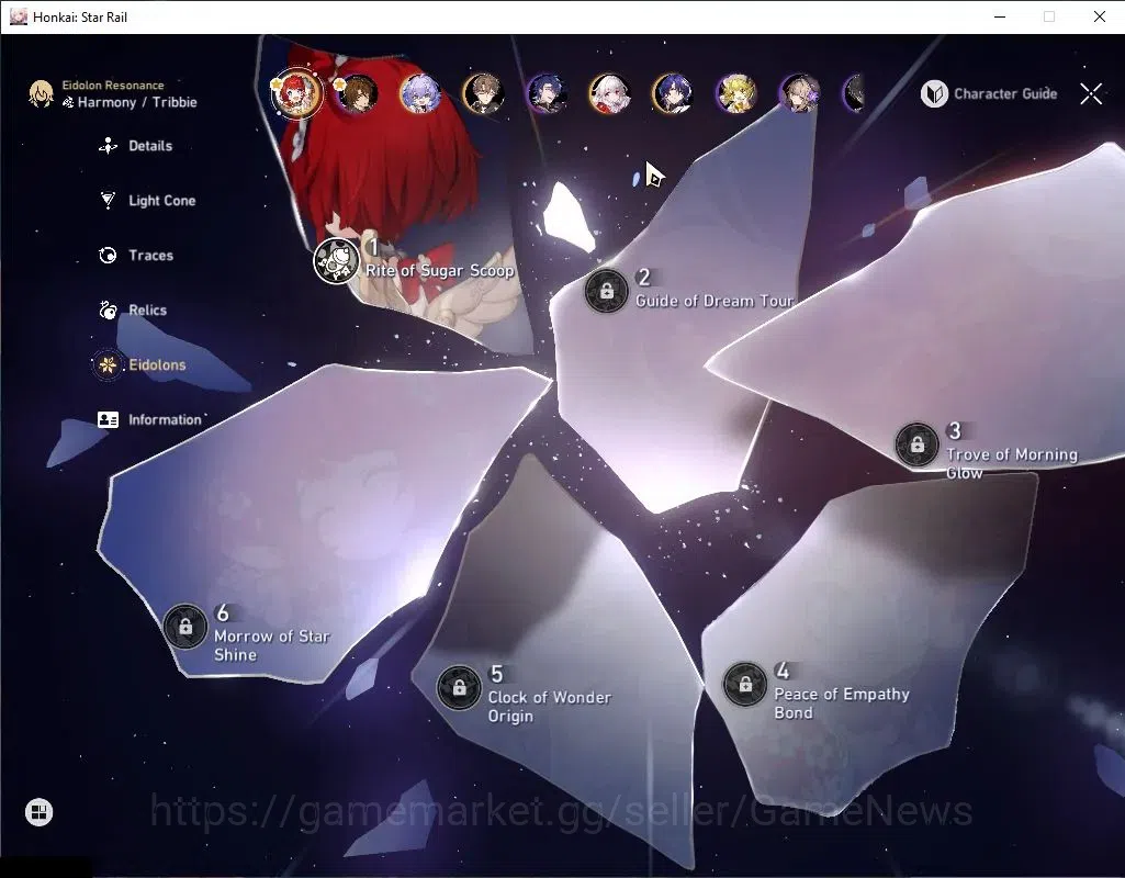 Honkai Star Rail Accounts Asia|Free GI|TL 70|Casto+Phainon PremTeam|17 Limit image 7