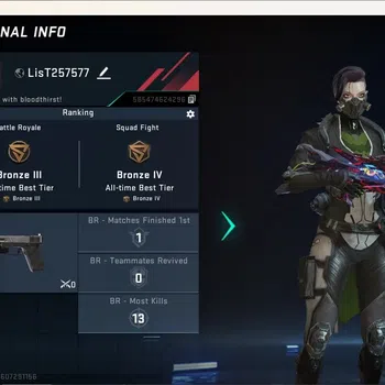 Blood Strike Accounts Rare Skin ASIA|Eternal Gun: Galil - Blight's Embrace|1 Epic Name-Changing Card|Check SS BS2432B