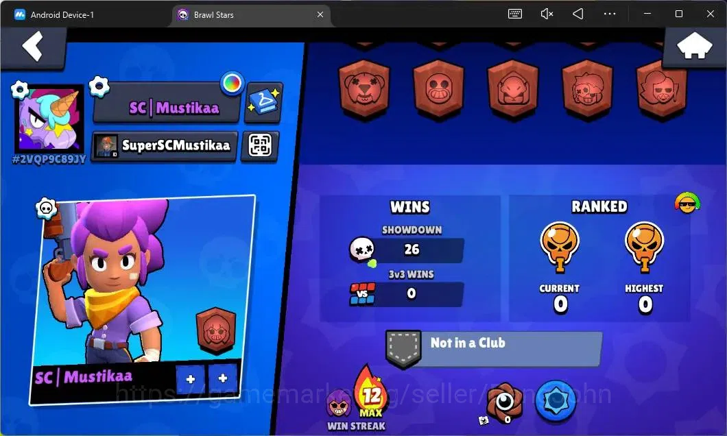 Brawl Stars Accounts Global | 480 Thropy|10 Brawler|3 Max Hypercharge(E image 3
