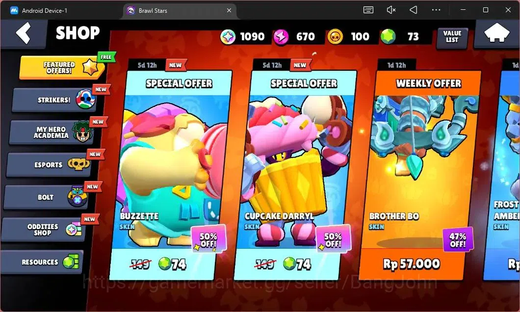 Brawl Stars Accounts Global | 480 Thropy|10 Brawler|3 Max Hypercharge(E image 4