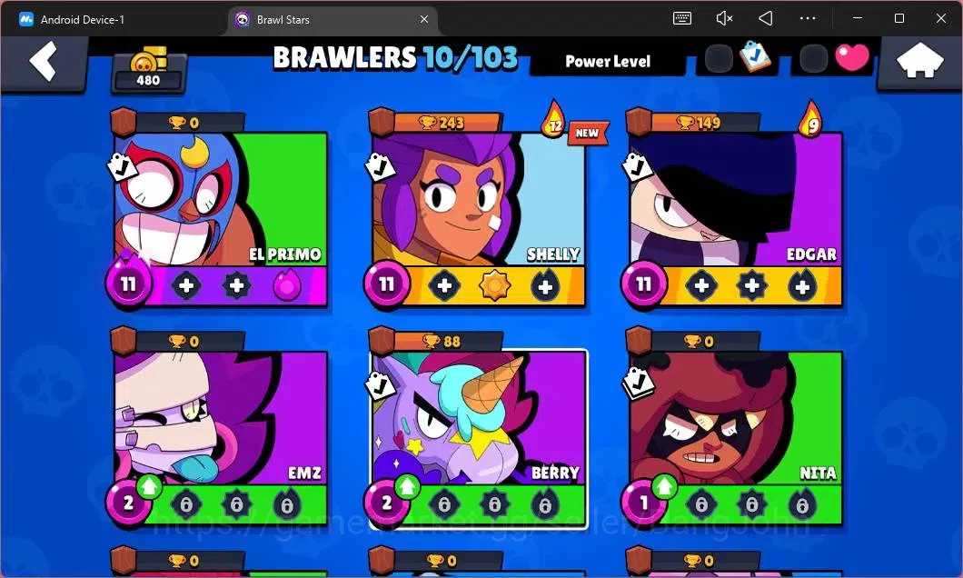 Brawl Stars Accounts Global | 480 Thropy|10 Brawler|3 Max Hypercharge(E image 5