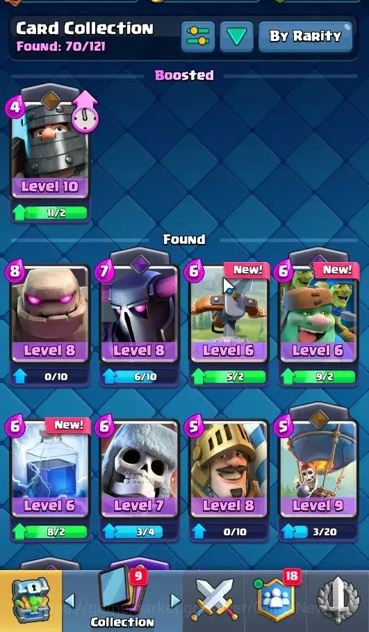 Clash Royale Accounts KTL 10|Trophy 3211|Card 70/121|1 Hero 2 EVO 8 Cham image 14