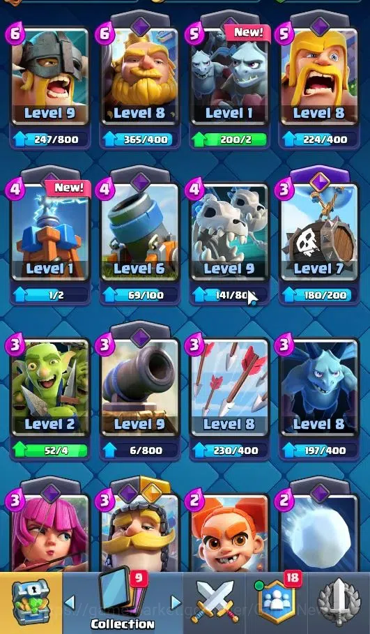 Clash Royale Accounts KTL 10|Trophy 3211|Card 70/121|1 Hero 2 EVO 8 Cham image 18