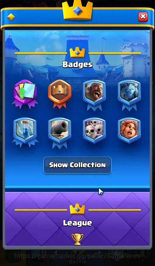 Clash Royale Accounts KTL 10|Trophy 3211|Card 70/121|1 Hero 2 EVO 8 Cham image 4