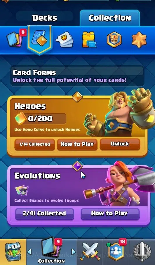 Clash Royale Accounts KTL 10|Trophy 3211|Card 70/121|1 Hero 2 EVO 8 Cham image 8
