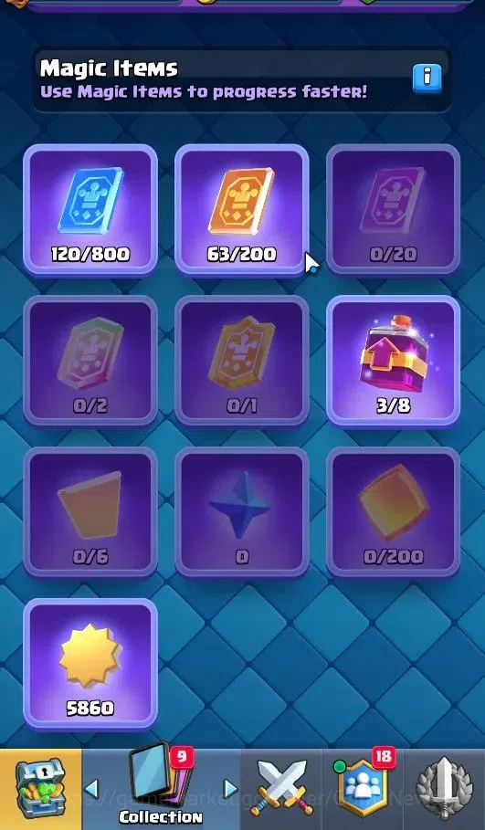 Clash Royale Accounts KTL 10|Trophy 3211|Card 70/121|1 Hero 2 EVO 8 Cham image 9