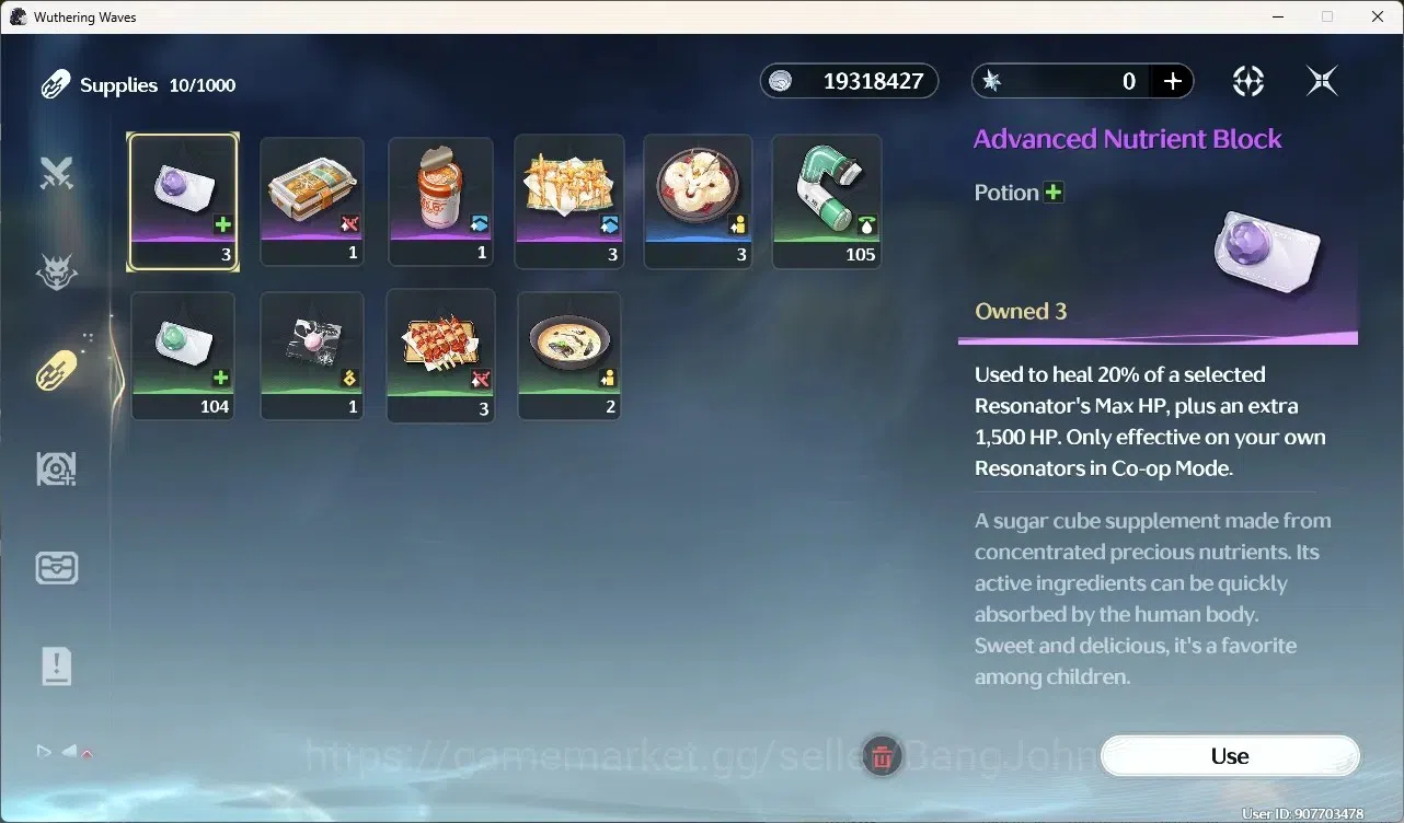 Wuthering Waves Accounts Others SEA|UL 48|Rank 5| 2 Char Limited Yangyang: Xuanling Rc5,Rebecca | Mc Female | TakeMail WW271B 20