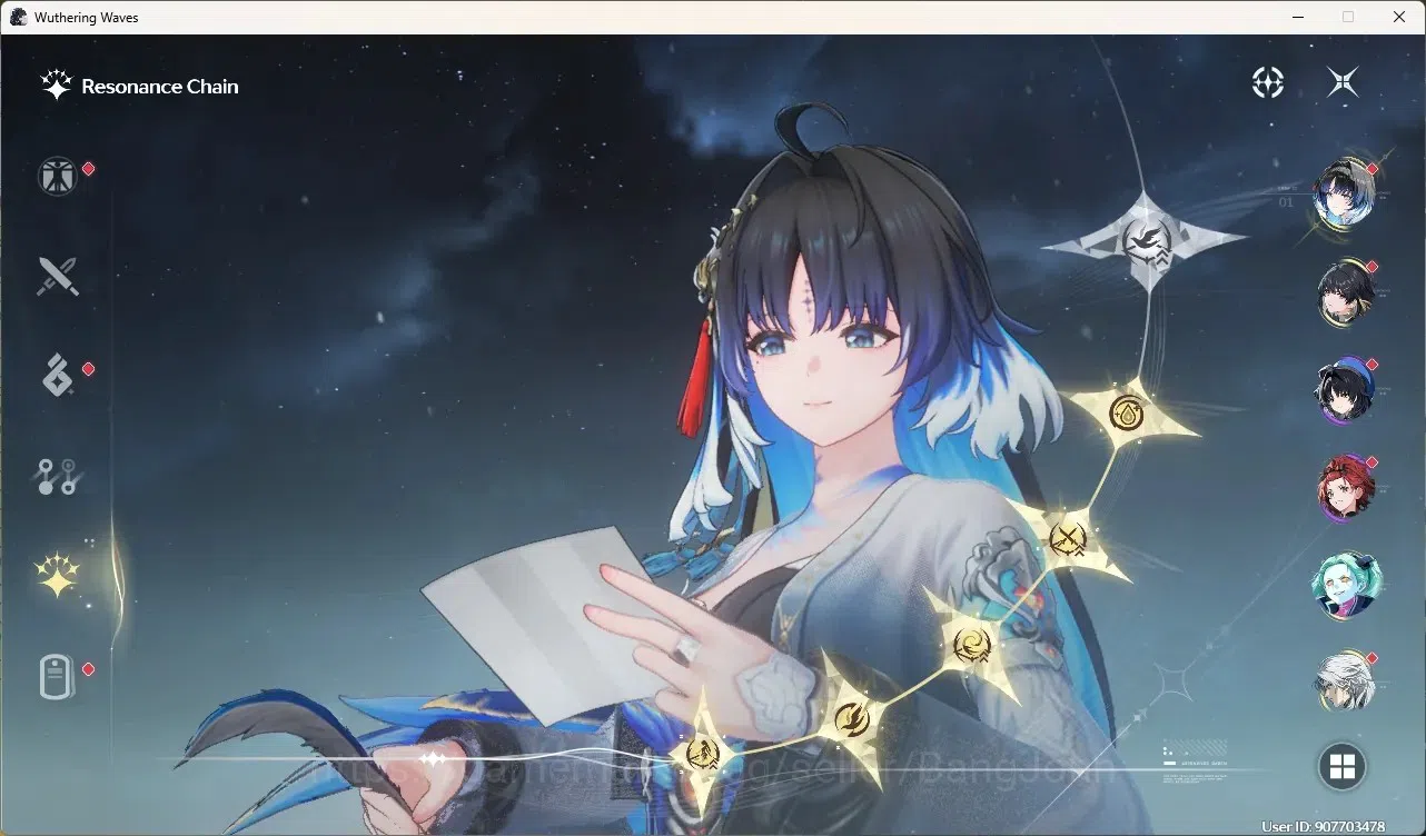 Wuthering Waves Accounts Others SEA|UL 48|Rank 5| 2 Char Limited Yangyang: Xuanling Rc5,Rebecca | Mc Female | TakeMail WW271B 3