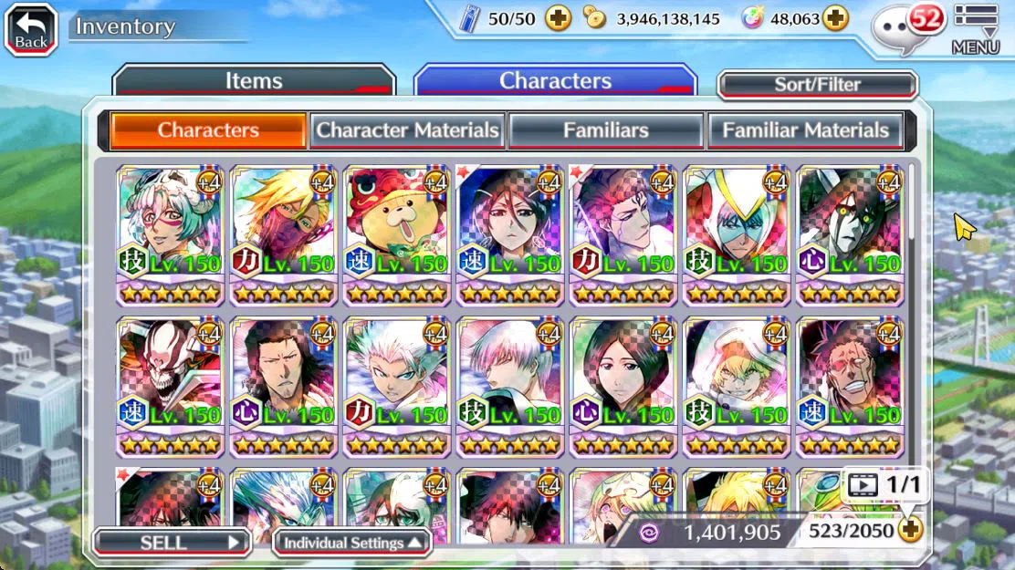 Bleach: Brave Souls Accounts [GLOBAL]48K Orbs|10th Rukia,9th(Gremy,Kenpchi,Ichg image 3