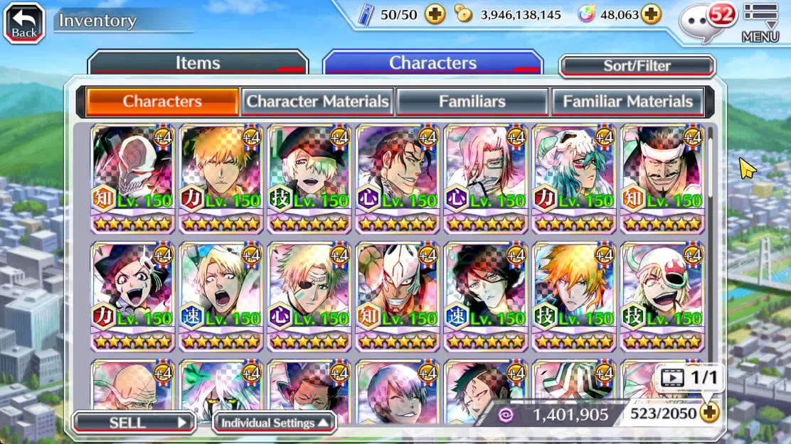 Bleach: Brave Souls Accounts [GLOBAL]48K Orbs|10th Rukia,9th(Gremy,Kenpchi,Ichg image 5