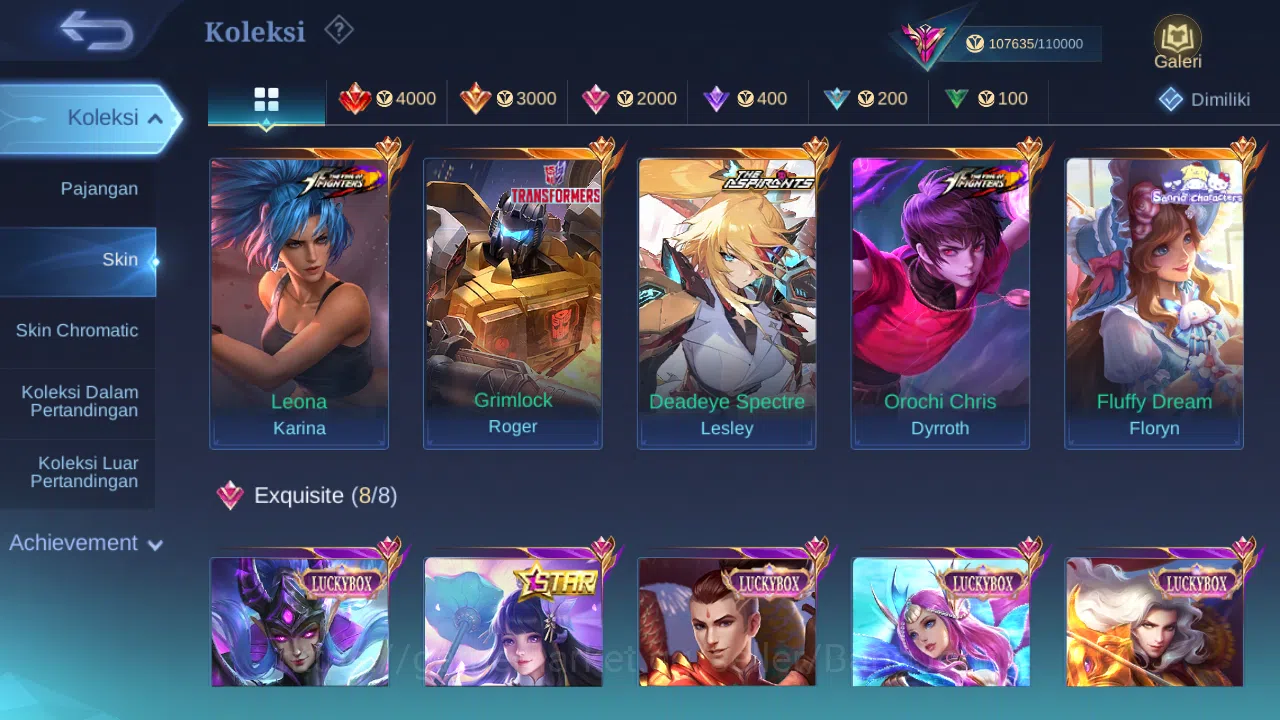 Mobile Legends: Bang Bang Accounts Hero 132 Skin 373 | Legend Franco | KOF Dyrroth | image 1