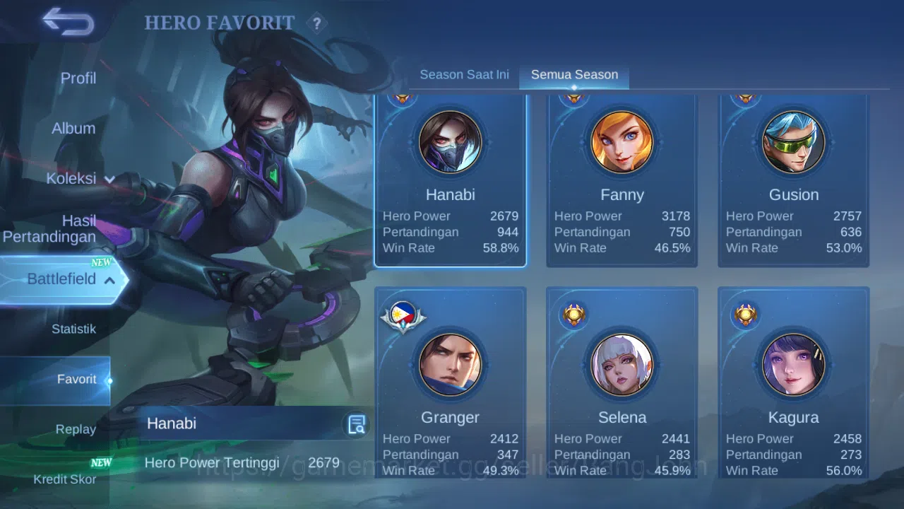 Mobile Legends: Bang Bang Accounts Hero 132 Skin 373 | Legend Franco | KOF Dyrroth | image 14