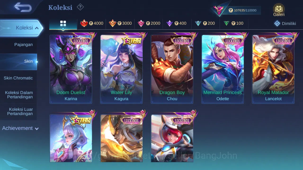 Mobile Legends: Bang Bang Accounts Hero 132 Skin 373 | Legend Franco | KOF Dyrroth | image 2