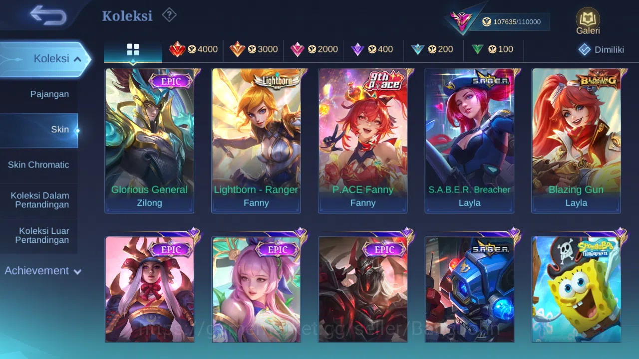 Mobile Legends: Bang Bang Accounts Hero 132 Skin 373 | Legend Franco | KOF Dyrroth | image 5