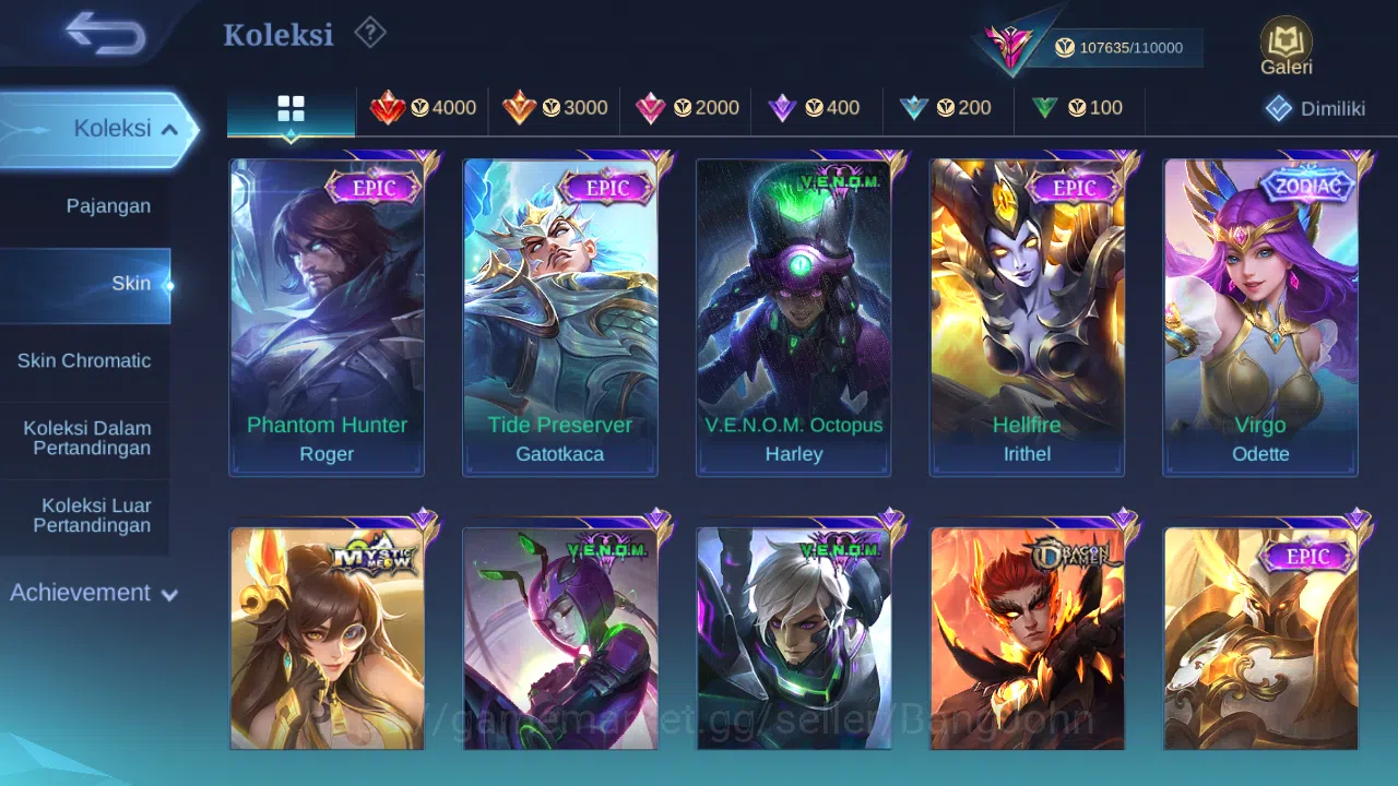 Mobile Legends: Bang Bang Accounts Hero 132 Skin 373 | Legend Franco | KOF Dyrroth | image 6