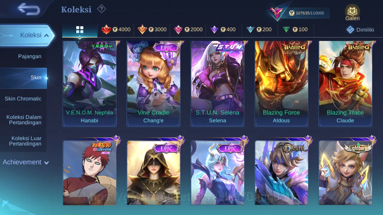 Mobile Legends: Bang Bang Accounts Hero 132 Skin 373 | Legend Franco | KOF Dyrroth | image 7