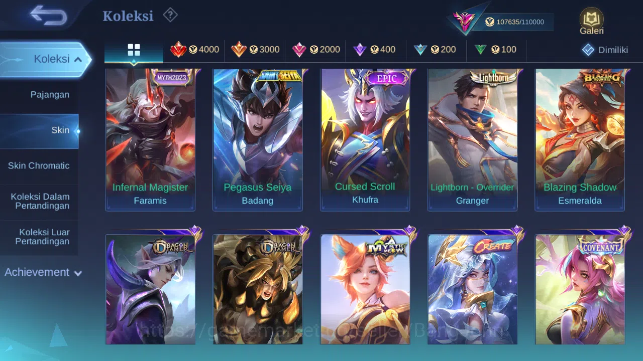 Mobile Legends: Bang Bang Accounts Hero 132 Skin 373 | Legend Franco | KOF Dyrroth | image 8