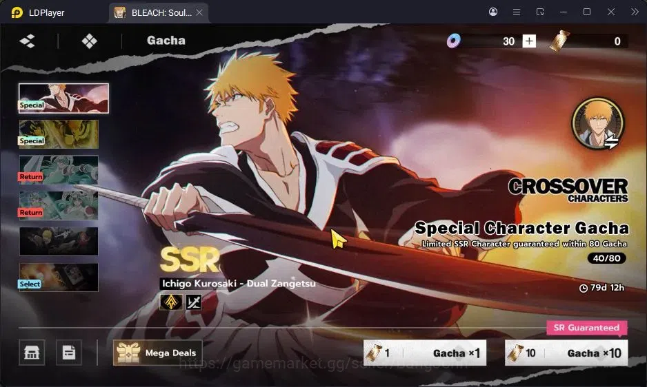 BLEACH: Soul Resonance Accounts Nuverse SEA | Lv.18 | 3 SSR (Ichigo TYBW Sign, Urahara, Byakuya) | Check SS BSR004B 1