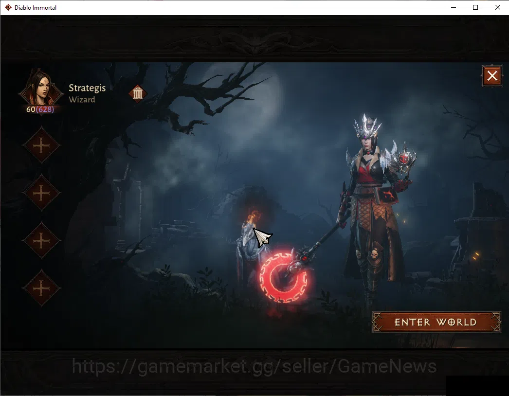 Diablo Immortal Accounts NA-Chains Of Honor|CS ON|Lv60(628)|Wizard|CR 37k|R image 1