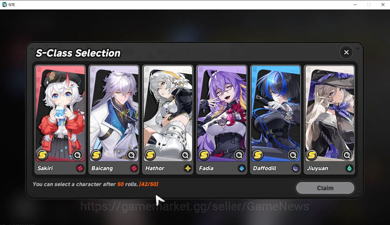 Neverness to Everness Accounts GLOBAL NA|HL 3| 1 SSR (Nanally)| 5 SR (MintA1,Edga image 14
