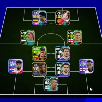 eFootball Accounts Legends & Iconic Players Android|Epic Johan Cruyff,Wayne Rooney,Steven Gerrard,Andriy Shevchenko|5 Show