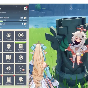 Genshin Impact Accounts Starter ASIA|AR 23|Fresh Starter 1 Limited (Vesna), Mizuki, Mona|MC Aether|Low Explore|User and BD