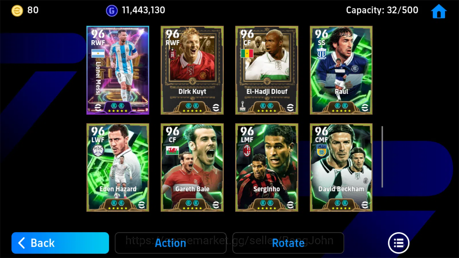 eFootball Accounts Others Power 3187 | sesko showtime,zico blitz epicdb, de jong showtime,joey palupessy Coach 6