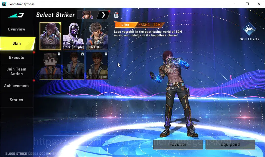 Blood Strike Accounts Mid-Tier ASIA|7 ETERNAL ZERO,AK47-Chiaro,KAG-6 Dyna,P90-Empy,Uzi,QBZ95,UMP45|Melee Kukri,Lightblade|27 3