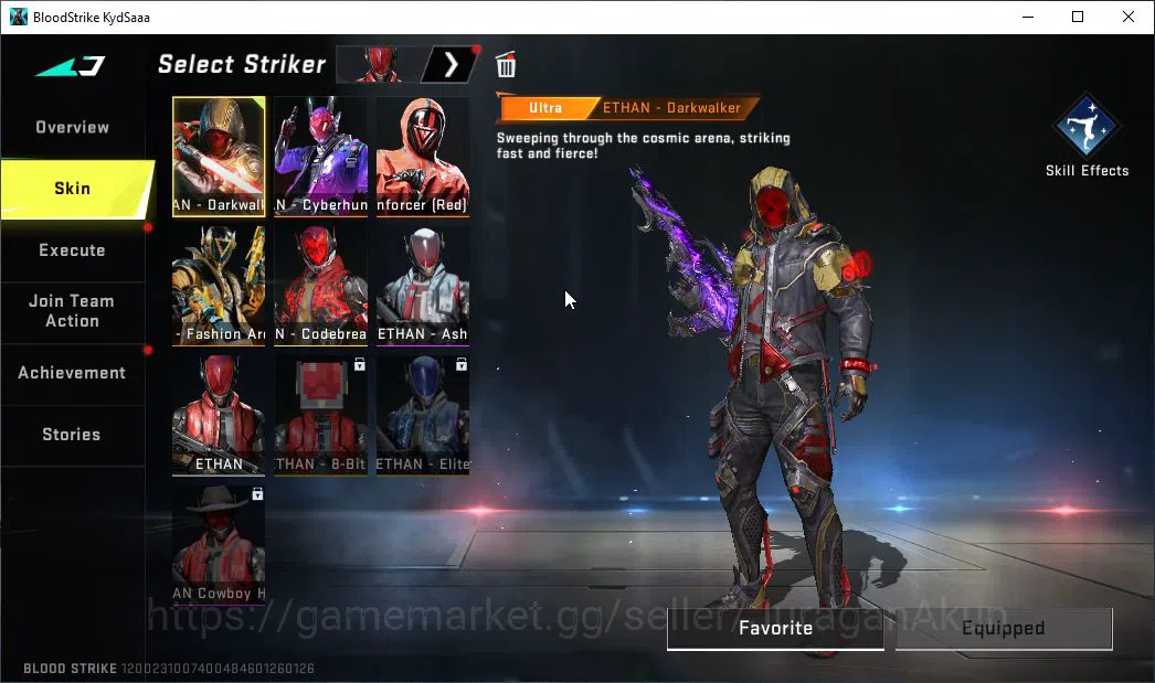 Blood Strike Accounts Mid-Tier ASIA|7 ETERNAL ZERO,AK47-Chiaro,KAG-6 Dyna,P90-Empy,Uzi,QBZ95,UMP45|Melee Kukri,Lightblade|27 6