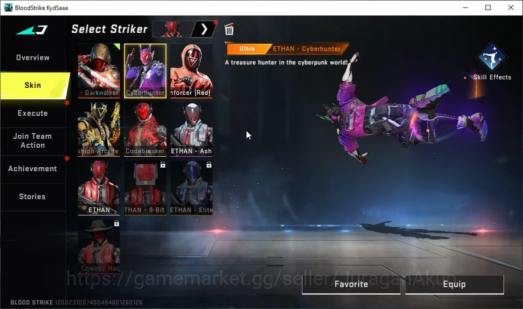 Blood Strike Accounts Mid-Tier ASIA|7 ETERNAL ZERO,AK47-Chiaro,KAG-6 Dyna,P90-Empy,Uzi,QBZ95,UMP45|Melee Kukri,Lightblade|27 7