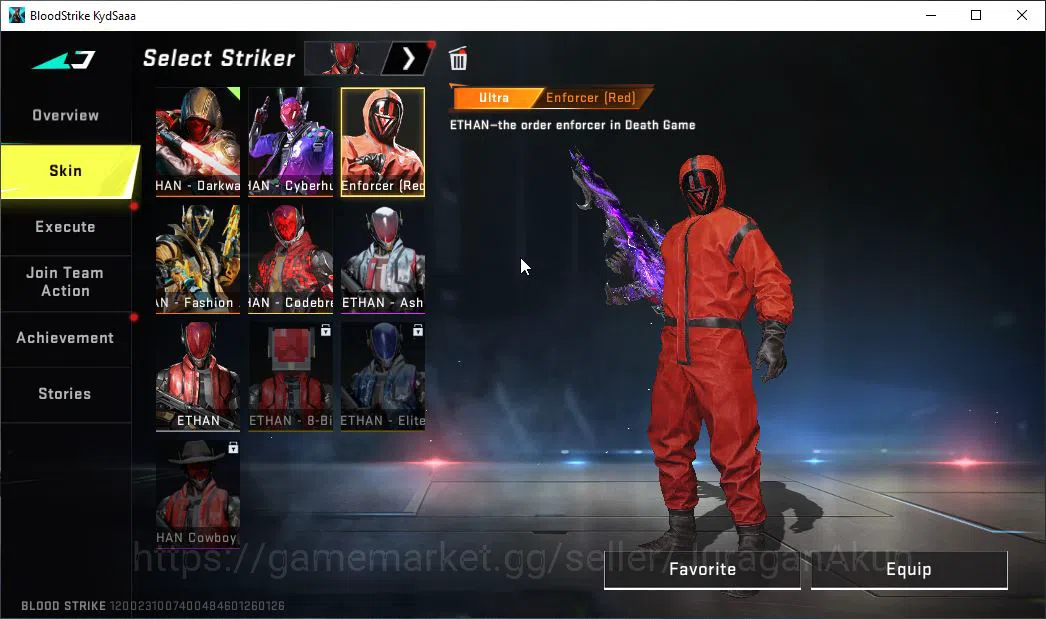 Blood Strike Accounts Mid-Tier ASIA|7 ETERNAL ZERO,AK47-Chiaro,KAG-6 Dyna,P90-Empy,Uzi,QBZ95,UMP45|Melee Kukri,Lightblade|27 8