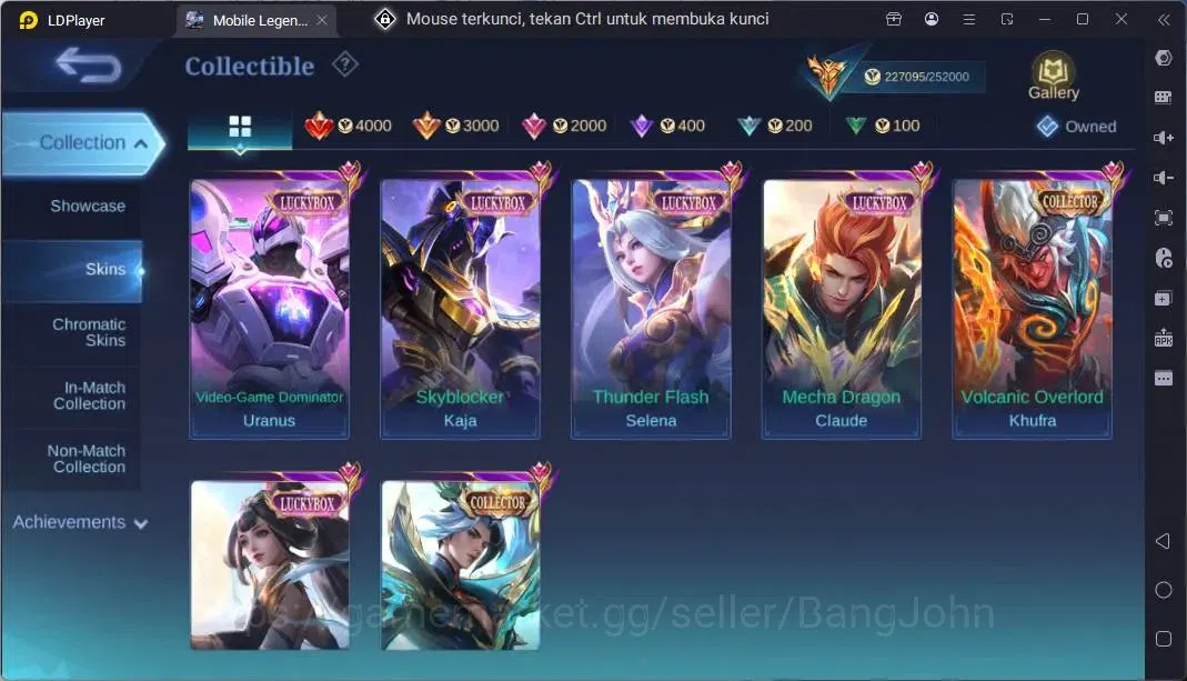 Mobile Legends: Bang Bang Accounts Global |Hero 132|Skin 507|Mega|Legend Franco,Freya image 16