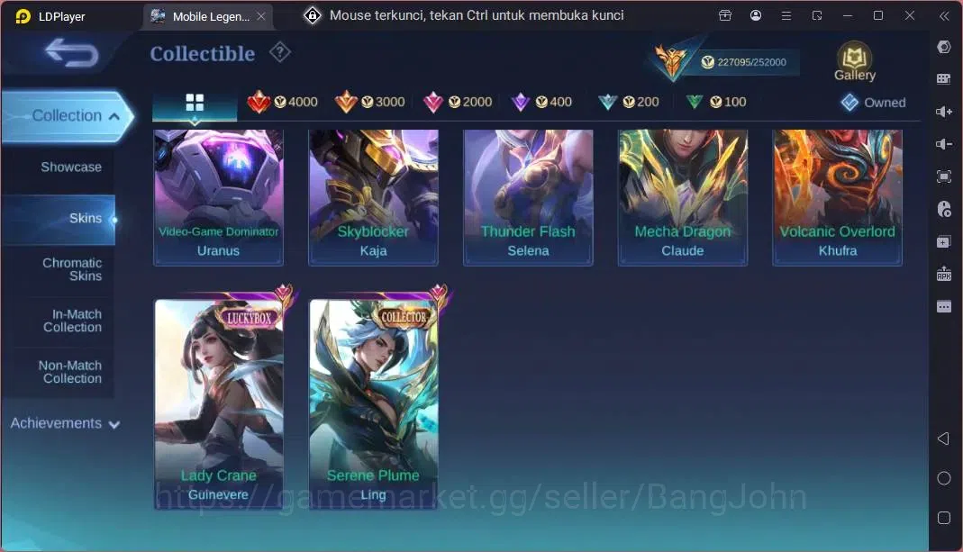 Mobile Legends: Bang Bang Accounts Global |Hero 132|Skin 507|Mega|Legend Franco,Freya image 17