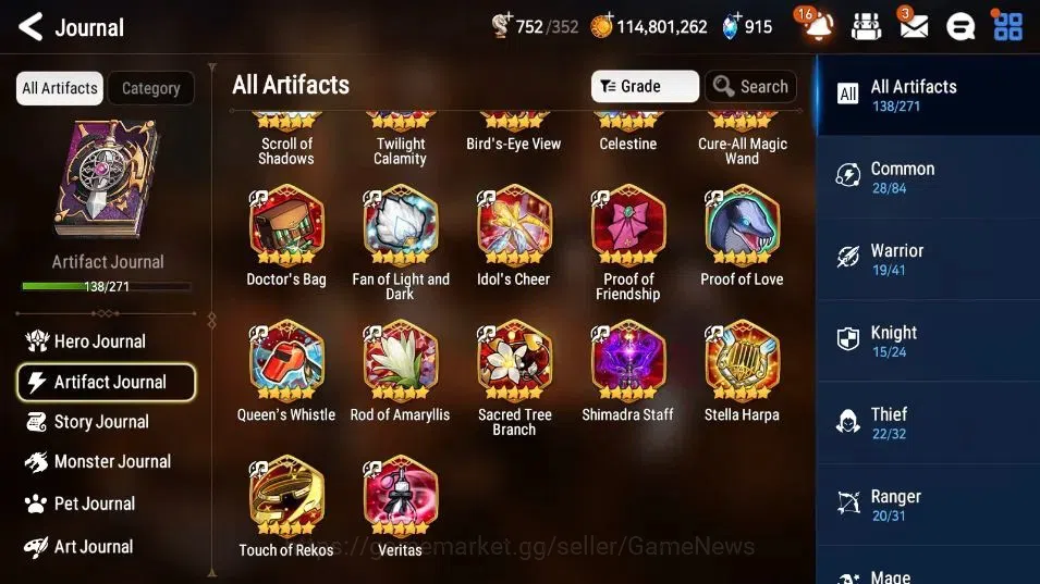 Epic Seven Accounts Asia| 30 ML (BArunka,NMLuna,RueleOfLight,LCBellona image 13