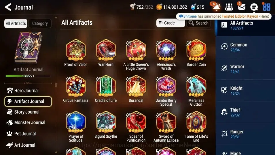 Epic Seven Accounts Asia| 30 ML (BArunka,NMLuna,RueleOfLight,LCBellona image 9