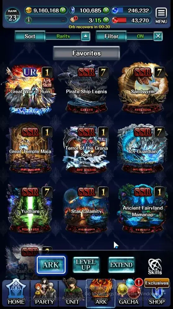Last Cloudia Accounts Mid‑Game GLOBAL|Rank23|100K Crystal|Colab BraveFrontier(G Tilith,FG Vargas)+(G Lilaha,A Roland,Kanon 4