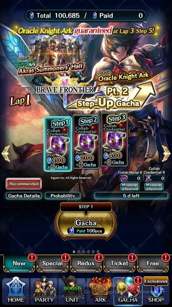 Last Cloudia Accounts Mid‑Game GLOBAL|Rank23|100K Crystal|Colab BraveFrontier(G Tilith,FG Vargas)+(G Lilaha,A Roland,Kanon 8
